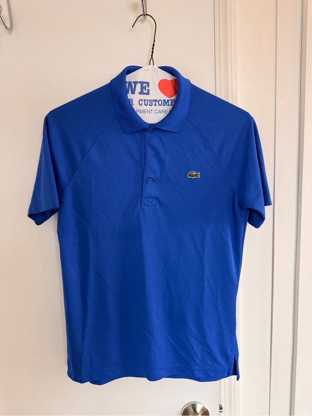 Lacoste Sport Men's Blue Ultra Dry Polo - Size 3 / S